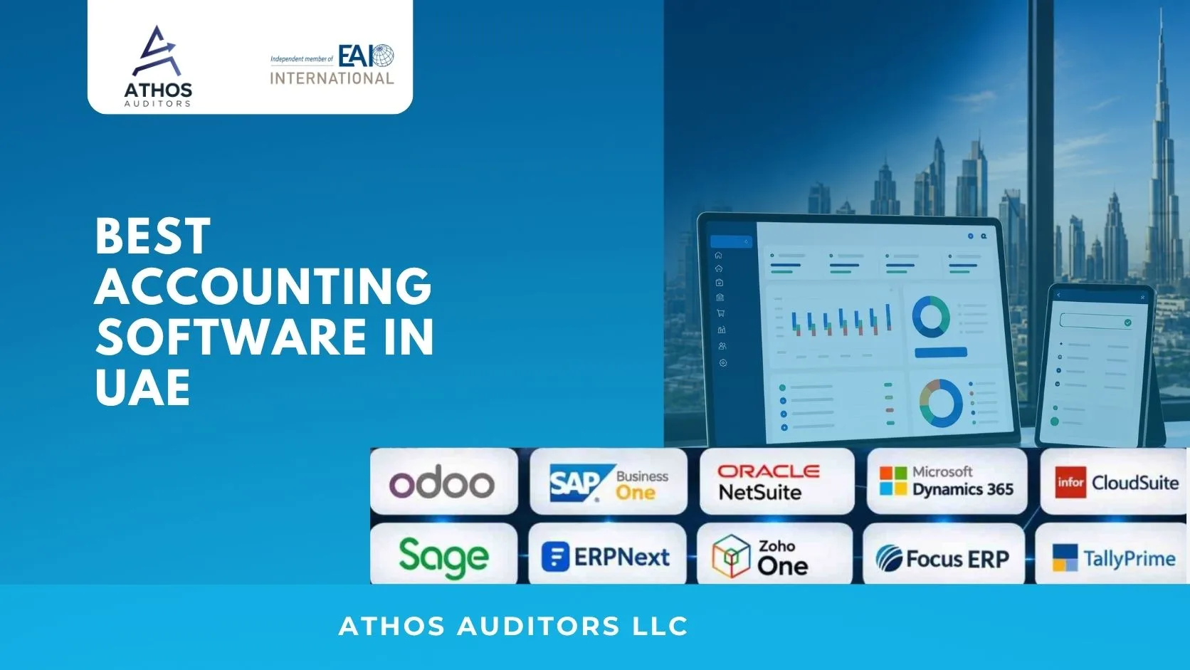 Comparison of accounting software for UAE VAT, Corporate Tax and electronic invoicing requirements